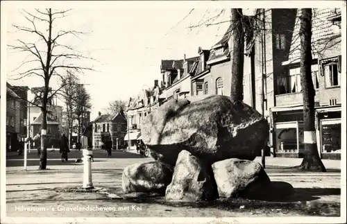 Ak Hilversum Nordholland Niederlande, Gravelandscheweg met Kei