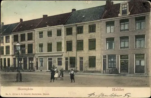 Ak Den Helder Nordholland Niederlande, Havenplein