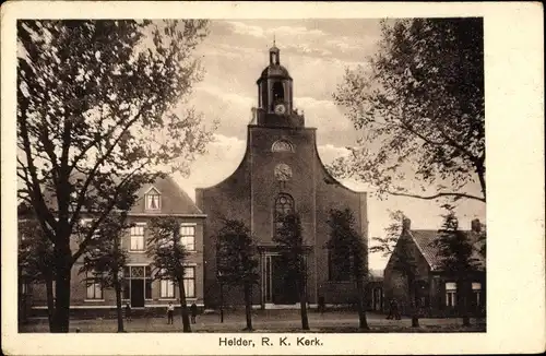 Ak Den Helder Nordholland Niederlande, R. K. Kerk
