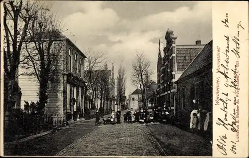 Ak Wormerveer Nordholland Niederlande, Warmoesstraat