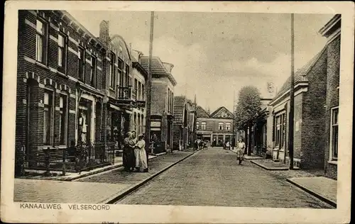 Ak Velseroord Ijmuiden Velsen Nordholland Niederlande, Kanaalweg