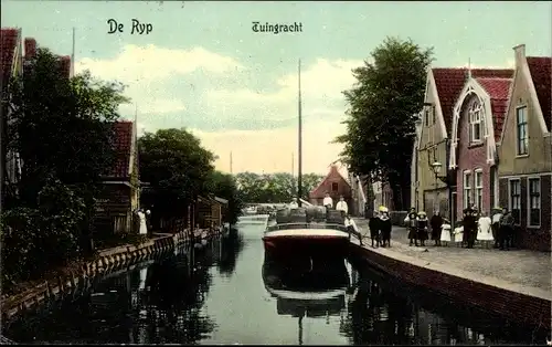 Ak De Rijp De Ryp Nordholland Niederlande, Tuingracht