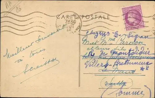 Ak Marsanne Drôme, Rue principale du Vieux Village