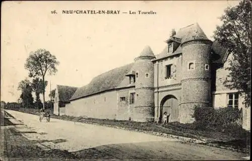 Ak Neufchatel en Bray Seine Maritime, Les Tourelles