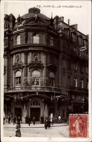 Ak Paris XVII., Le Vaudeville