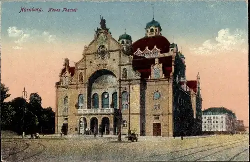 Ak Nürnberg in Mittelfranken, Neues Theater