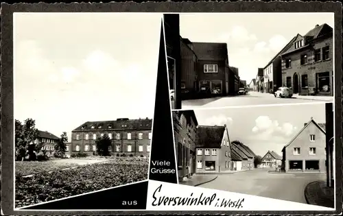 Ak Everswinkel in Westfalen, Partien im Ort