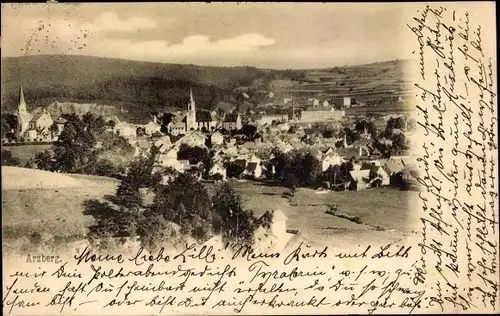 Ak Arzberg in Oberfranken, Panorama