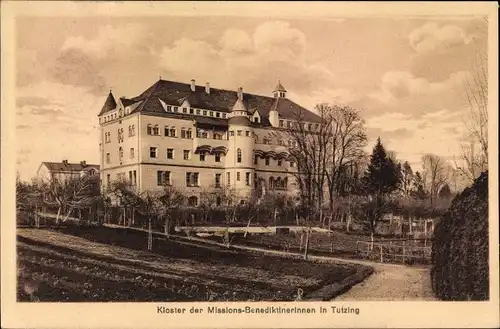 Ak Tutzing am Starnberger See Oberbayern, Kloster der Missions-Benediktinerinnen