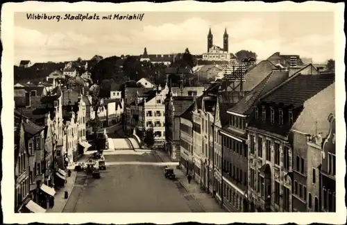 Ak Vilsbiburg in Niederbayern, Stadtplatz mit Maria Hilf