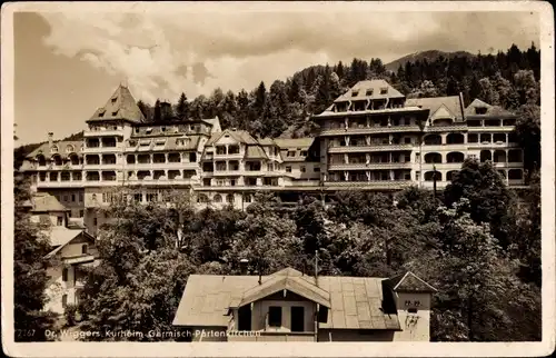 Ak Garmisch Partenkirchen in Oberbayern, Dr. Wiggers Kurheim