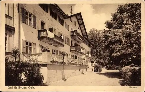 Ak Bad Heilbrunn in Oberbayern, Kurhaus