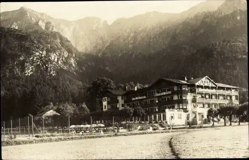 Ak Bayerisch Gmain im Berchtesgadener Land Oberbayern, Gasthof