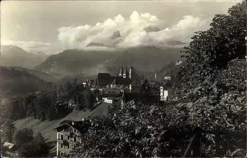Ak Ramsau im Berchtesgadener Land Oberbayern, Teilansicht vom Ort