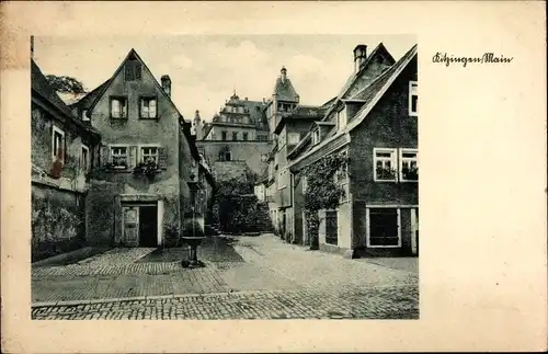 Ak Kitzingen in Mainfranken Bayern, Straßenpartie