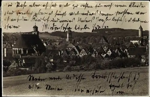 Ak Dinkelsbühl in Mittelfranken, Totale