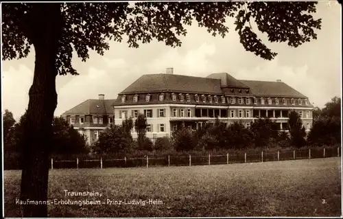 Ak Traunstein in Oberbayern, Kaufmanns Erholungsheim Prinz Ludwig Heim