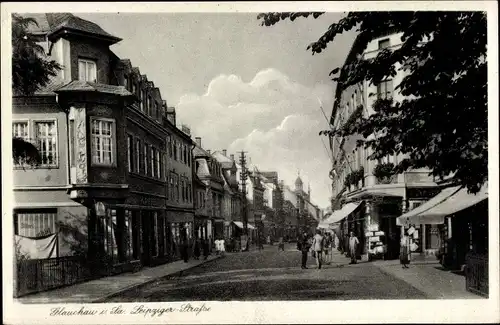 Ak Glauchau in Sachsen, Leipziger Straße
