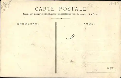 Ak Cravant Loiret, Desastre du 4 Juillet 1905