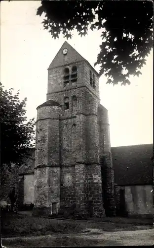 Ak Courances Seine et Marne, L'Eglise