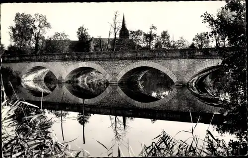 Ak Saint Firmin des Prés Loir et Cher, Le Pont