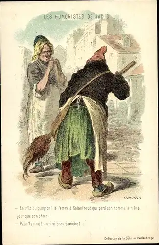Künstler Ak Gavarni, Les Humoristes de Jadis
