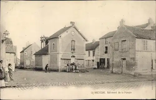 Ak Saint Nom la Bretèche Yvelines, La Breteche, Batiment de la Pompe