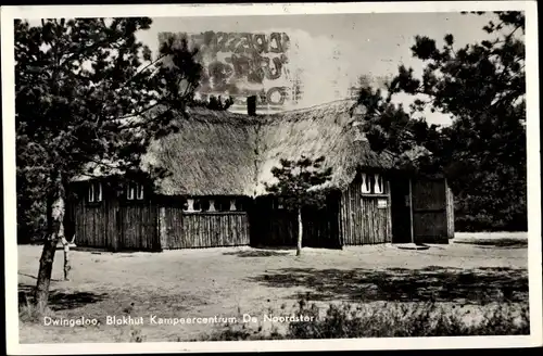 Ak Dwingeloo Drenthe Niederlande, Blokhut Kampeercentrum De Noordster