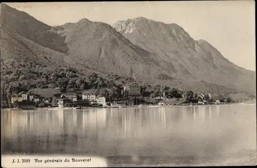 Ak Le Bouveret Port Valais Kanton Wallis, Panorama