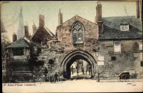 Ak Salisbury South West England, St Anne's gate