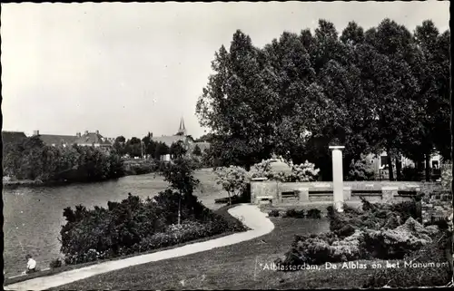 Ak Alblasserdam Südholland, De Alblas en het Monument