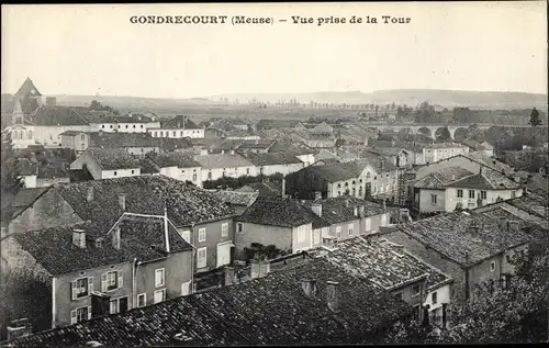 Ak Gondrecourt Meuse, Vue prise de la Tour