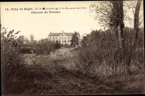 Ak Mours par Beaumont sur Oise Val d’Oise, La Villa Saint Regis, Chermin de Presles