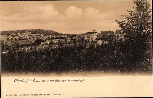 Ak Oberhof im Thüringer Wald, Panorama