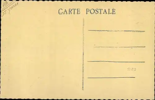 Ak Toucy Yonne, l´Eglise, Entrée principale