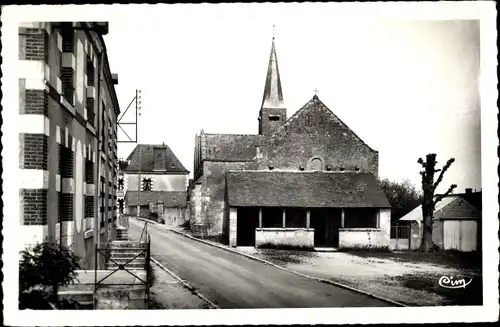 Ak Saint-Lubin-en-Vergonnois Loir et Cher, L'Eglise