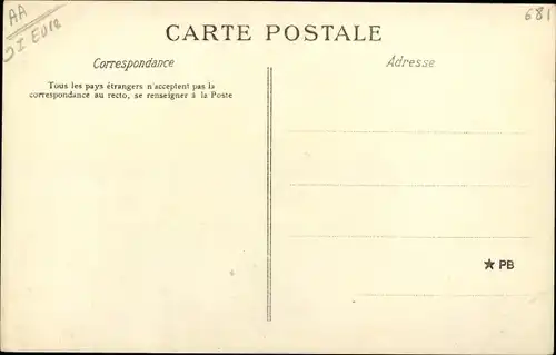 Ak Brionne Eure, L'Eglise, Interieur