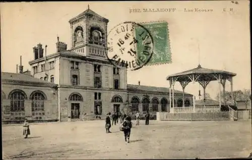 Ak Malakoff Hauts de Seine, Les Ecoles