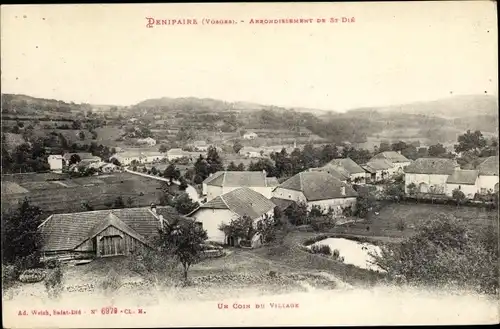 Ak Denipaire Vosges, Arrondissement de St. Die, Un Coin du Village