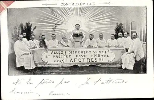 Ak Contrexéville Vosges, L'Hotel des XII Apotres