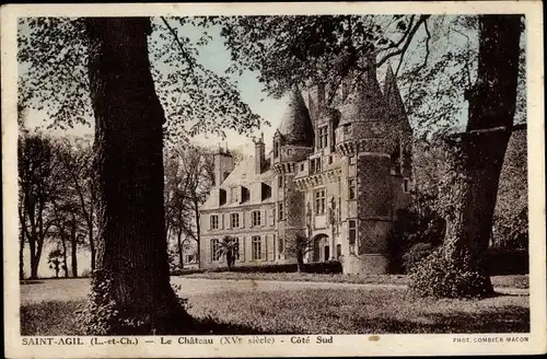 Ak Saint Agil Loir et Cher, Le Château