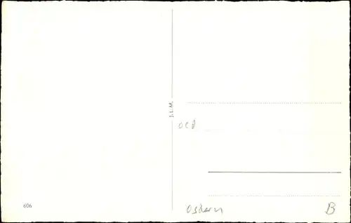 Ak Glückwunsch Ostern, Osterhase und Kind, Scherenschnitt