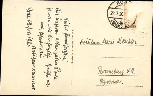 Ak Roda Stadtroda in Thüringen, Partie an der Roda