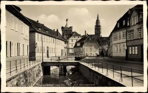 Ak Bad Langensalza in Thüringen, Am Storchennest