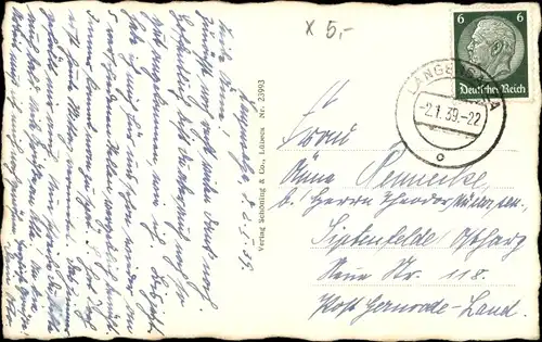 Ak Bad Langensalza in Thüringen, Am Storchennest