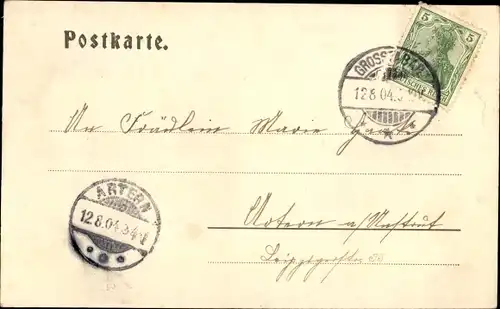 Ak Tabarz im Thüringer Wald, Lauchagrund-Straße