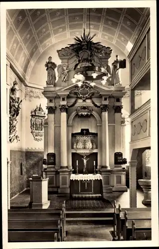 Ak Magdala in Thüringen, Evangelische Johanniskirche