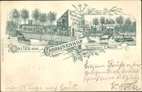 Litho Berlin Treptow, Restaurant Karolinenhof