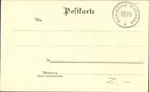 Litho Eutritzsch Leipzig in Sachsen, Marktplatz, Rathaus, Gosen-Schänke