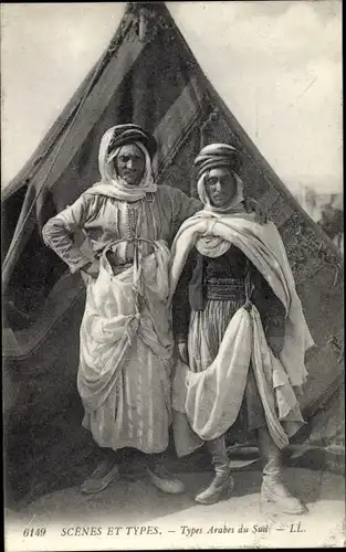 Ak Algerien, Scenes et Types, Types Arabes du Sud